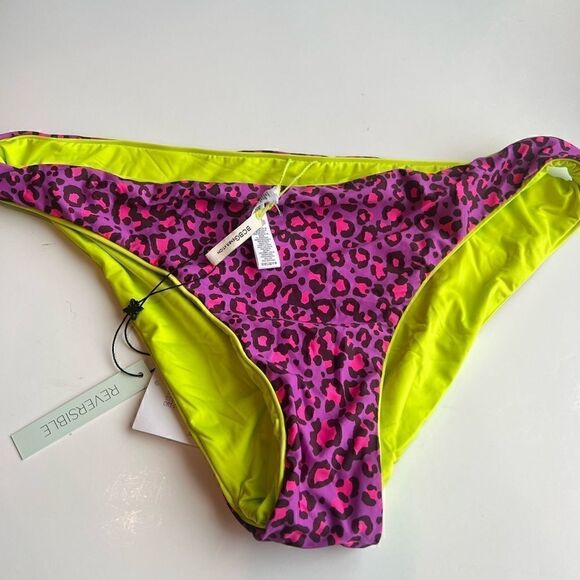 BCBGeneration HOT SPOT REVERSIBLE BIKINI swimsuit size L New - Picture 5 of 5